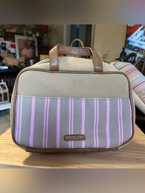 South Luxe Reversible Pattern Insulated Lunch Tote Bag - Excellent Condition